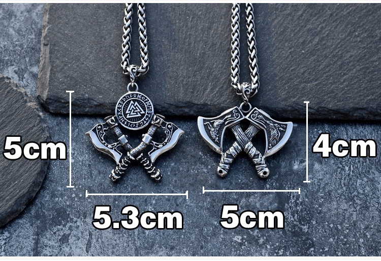 viking ax necklace