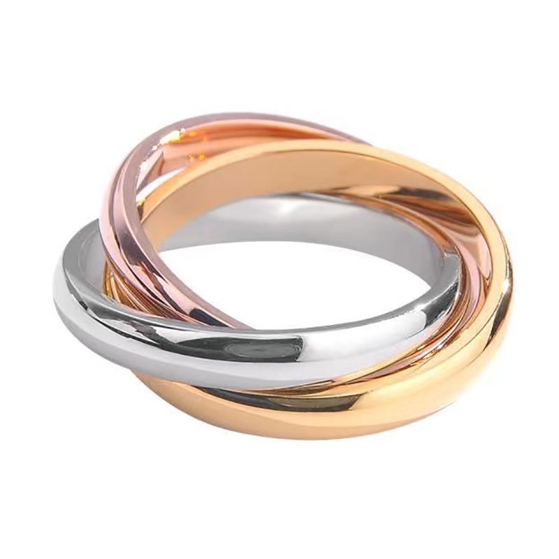Three-color three-ring ring