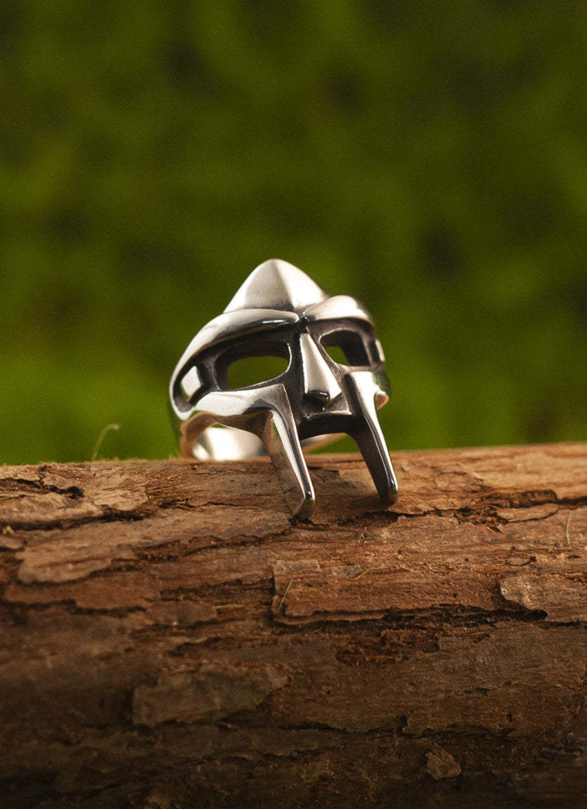 Hip Hop Vintage Gladiator Mask Ring