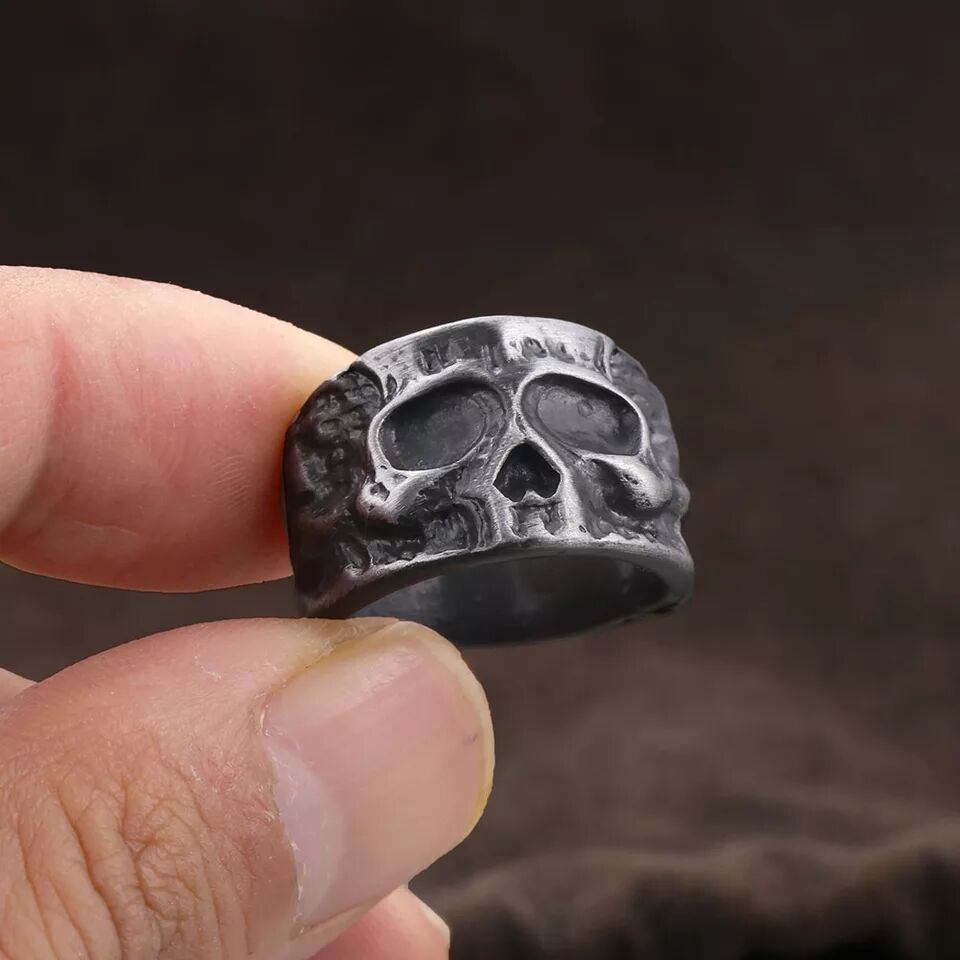 Vintage skull ring