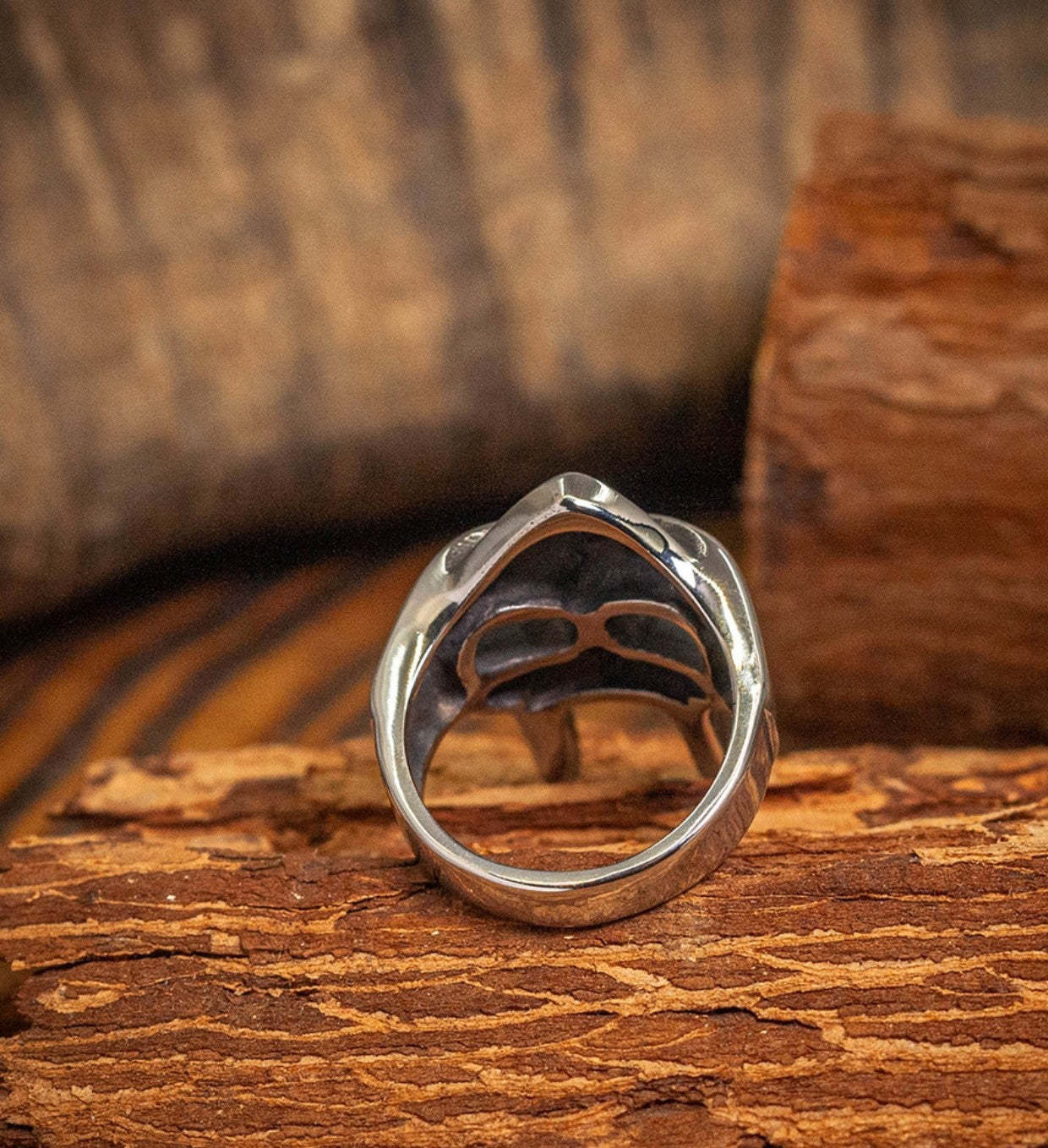 Hip Hop Vintage Gladiator Mask Ring