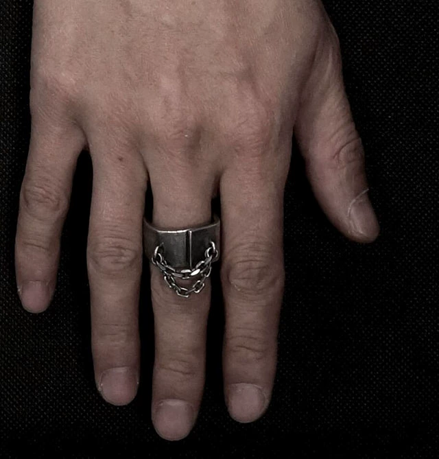 Vintage Chain Link Ring