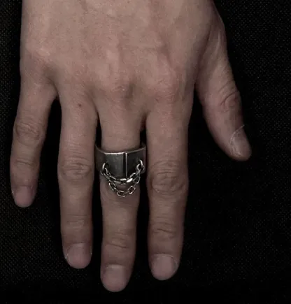 Vintage Chain Link Ring