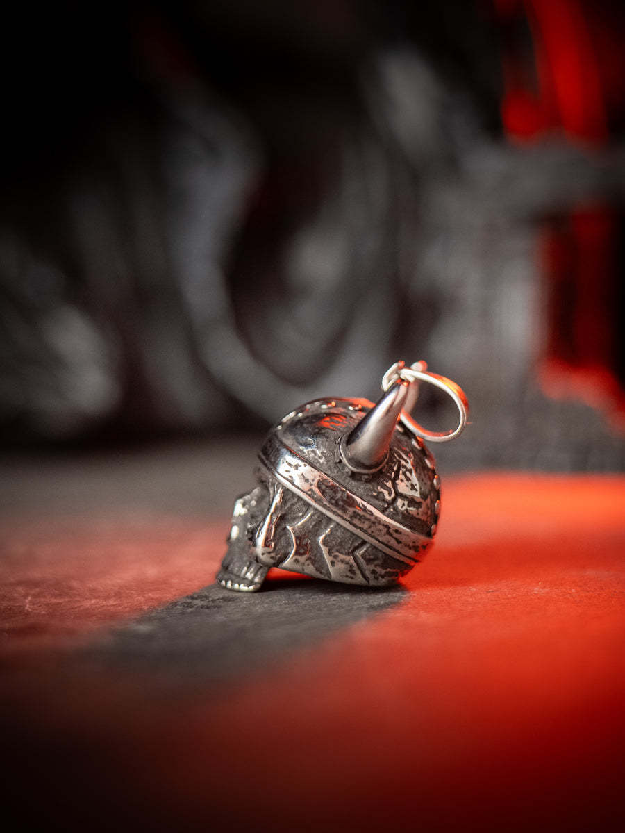 Viking Warrior Skull Necklace