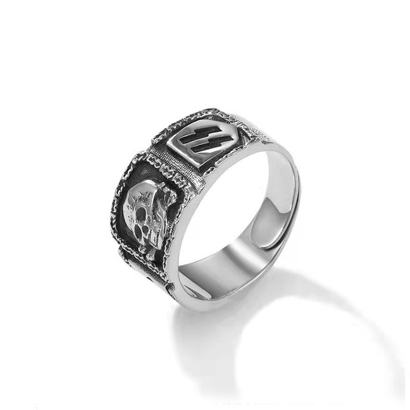 Original skull design open ring
