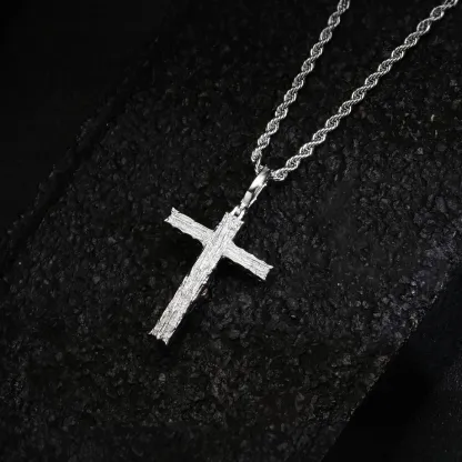 Crimson Redeemer Cross Pendant