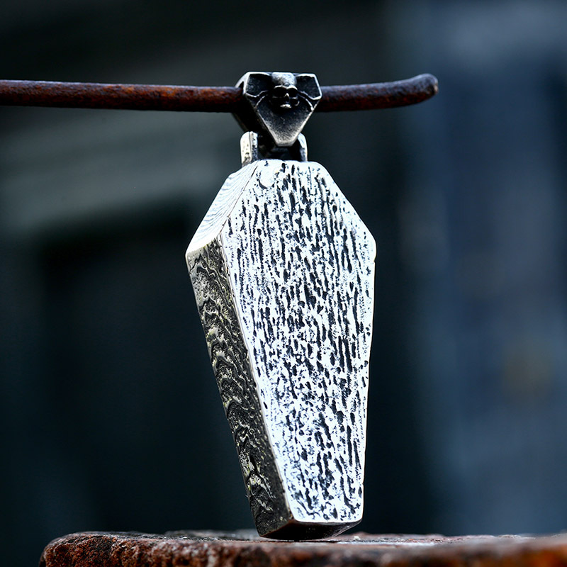Punk Vampire Coffin Pendant