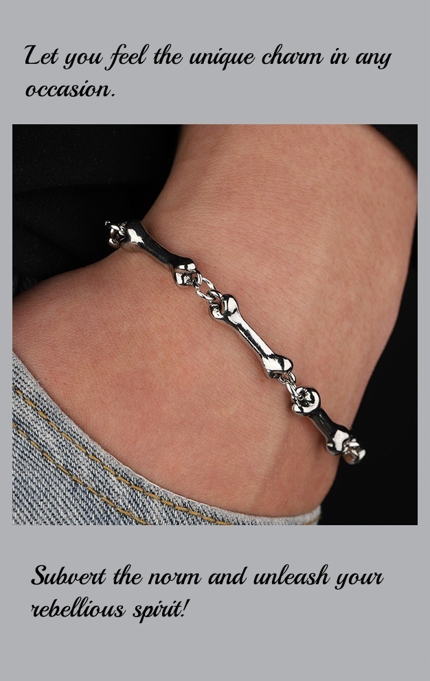 Vintage Skull Bone Bracelet