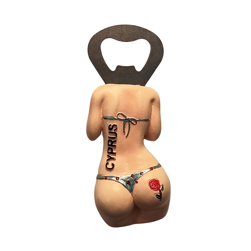 3D Bikini Fridge Magnet Bottle Opener