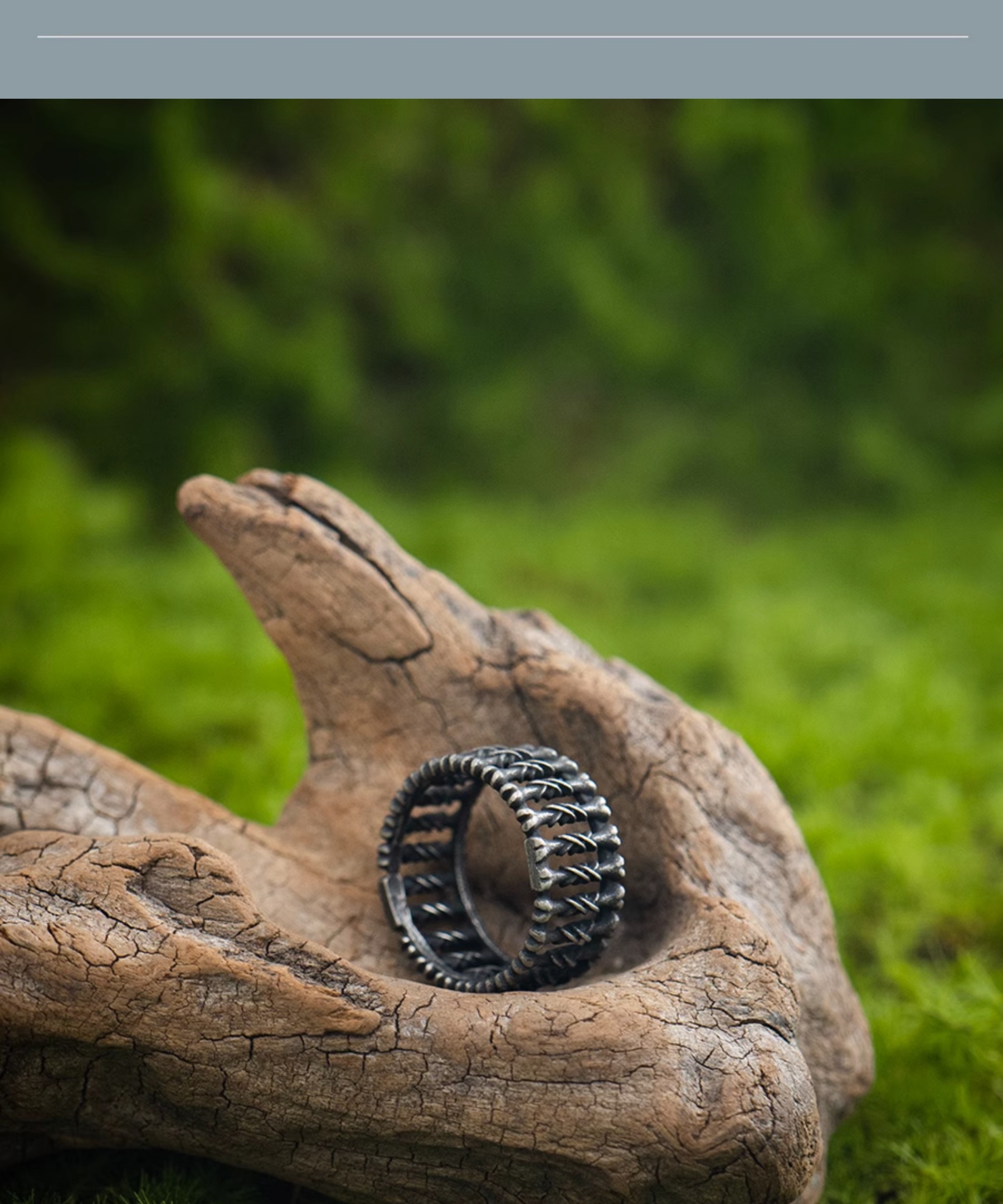Bone Cutout Vintage Ring