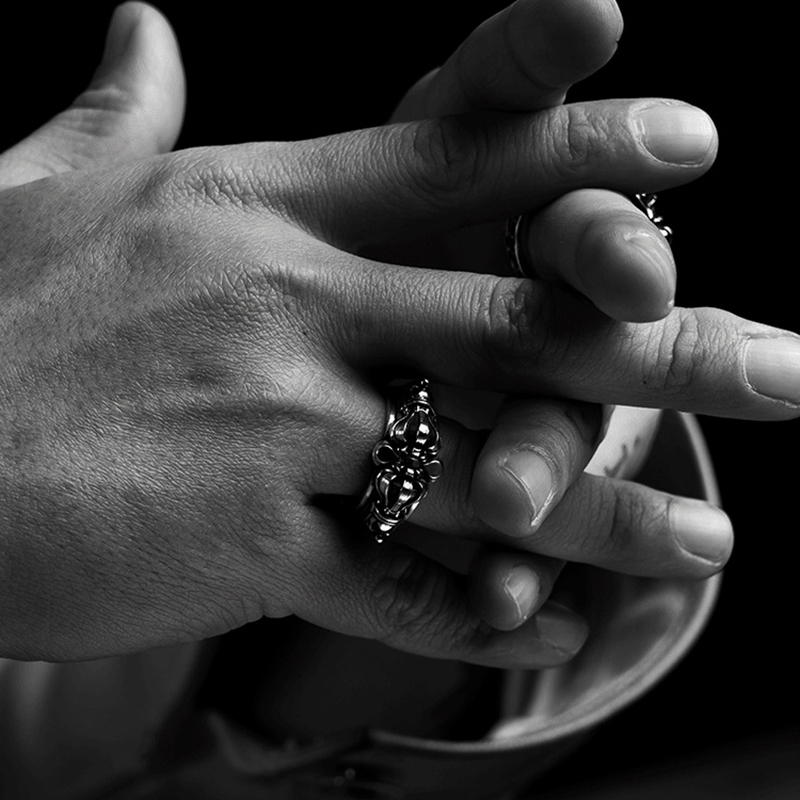 Crown Clown 925 Sterling Silver Ring