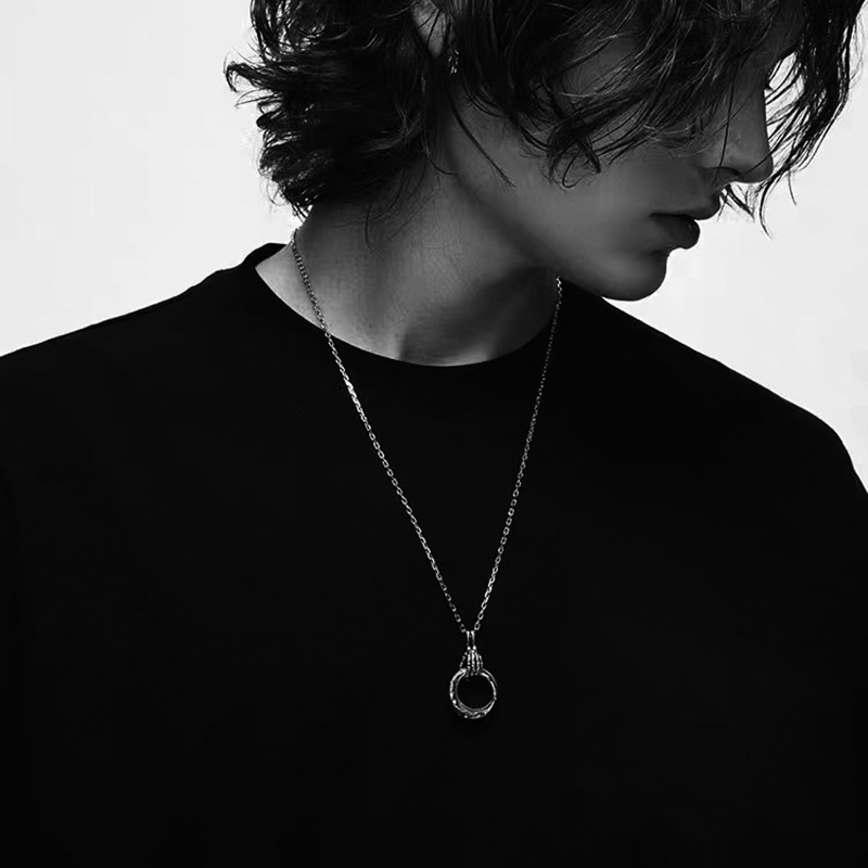 Ring of Hope 3D Skull Necklace