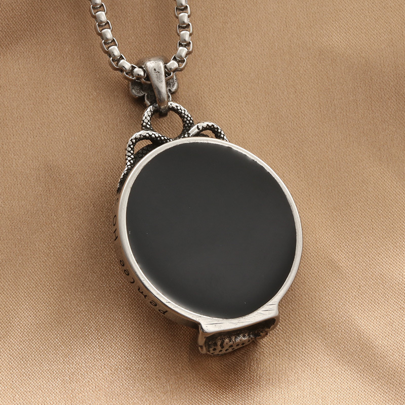 Magic Mirror Skull Pendant Necklace