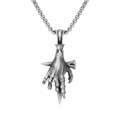 Devil's Hand Nail Cross Pendant