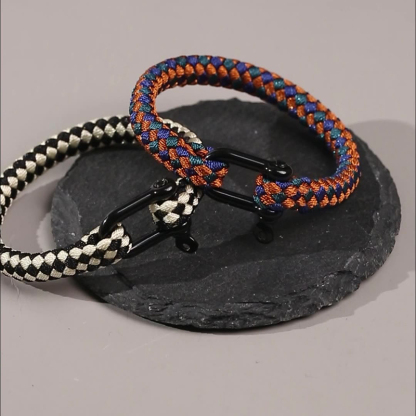 Burning gyroscope men's bracelet