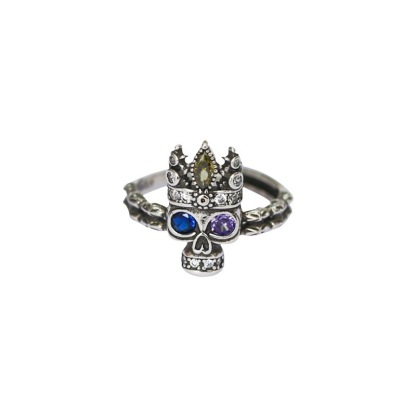 King skull ring niche design