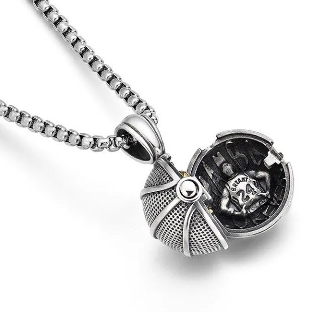 3D basketball necklace