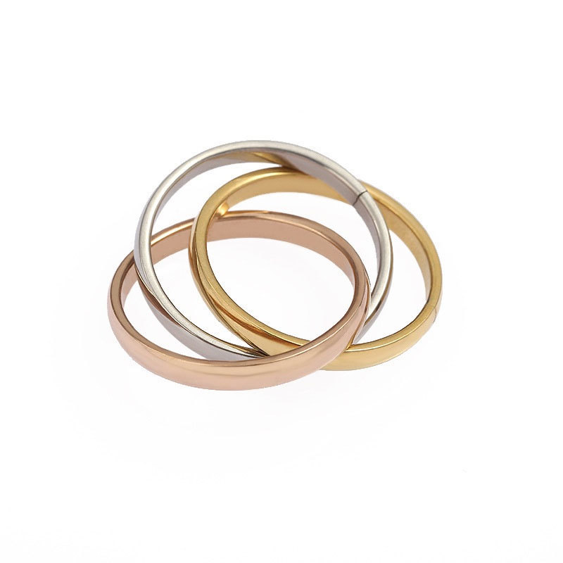 Three-color three-ring ring