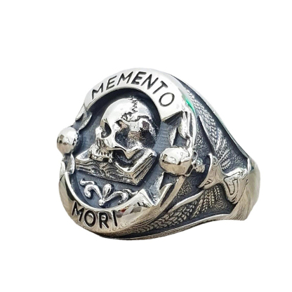 Memento Mori skull ring skull ring