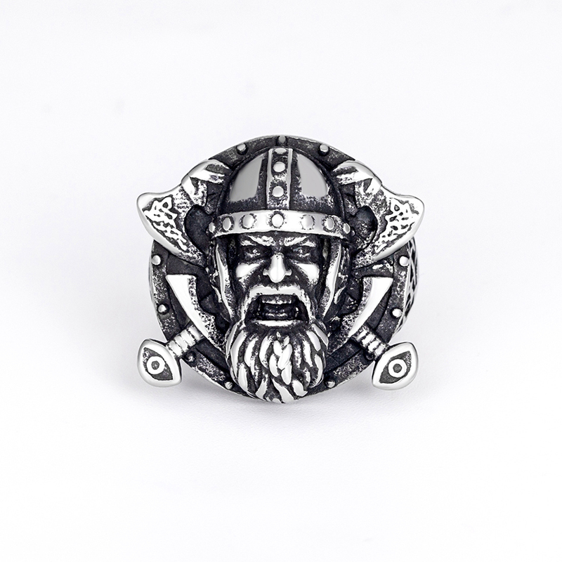 Amulet Axe Ring Men's Jewelry