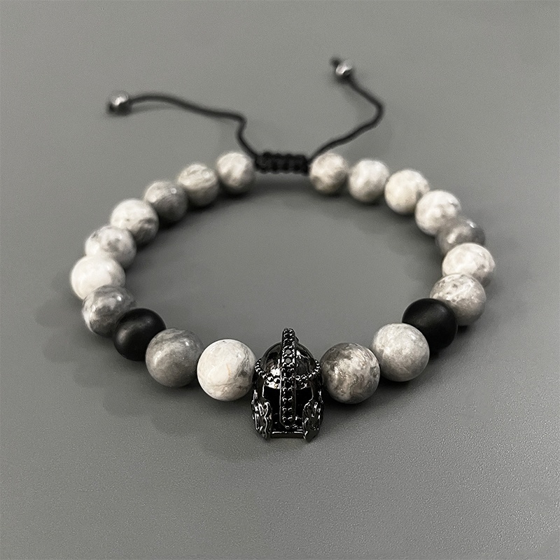 Spartacus Ink Lava Stone Bracelet