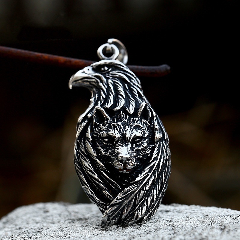 Silver Aegis · Eagle Wolf Badge