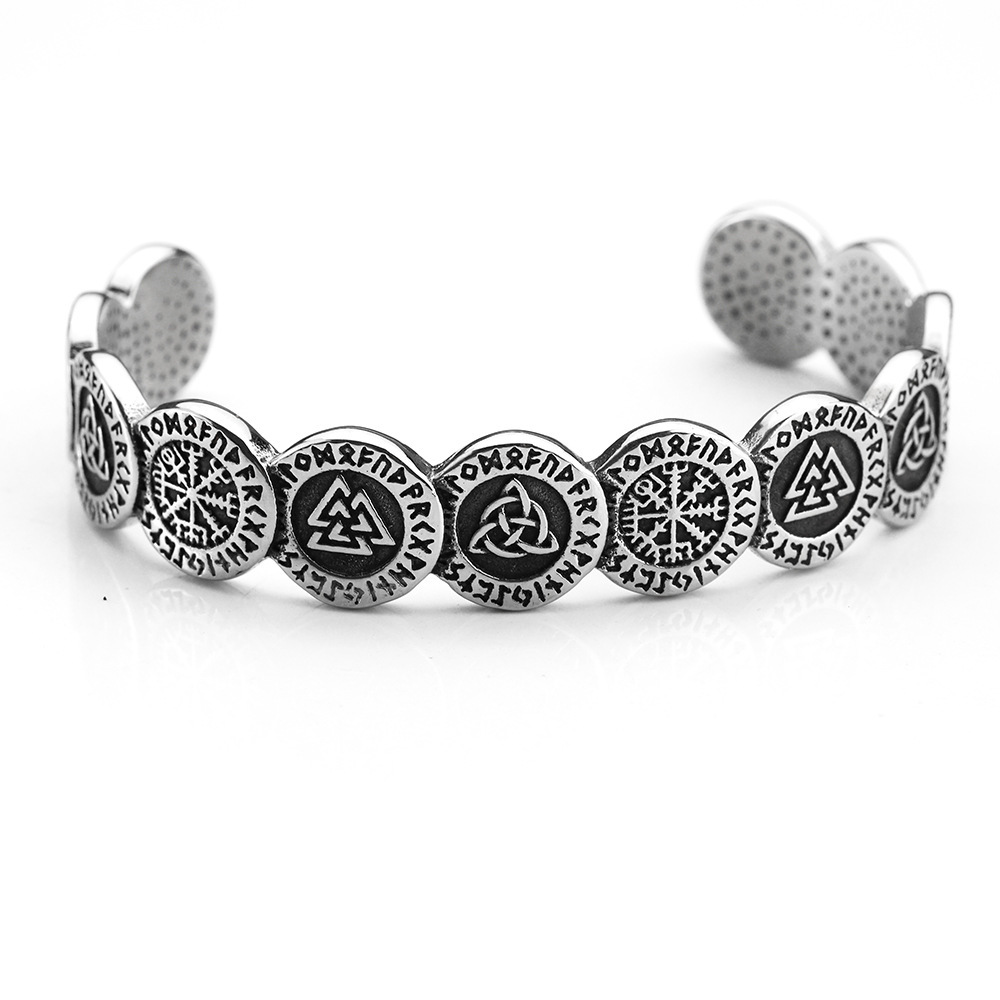 viking rune bangle