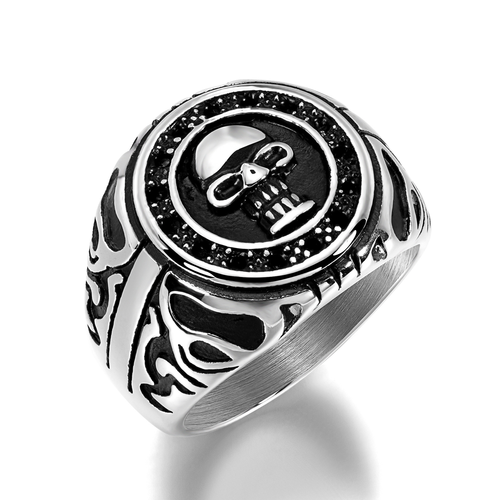 Western Cowboy Skull Ring
