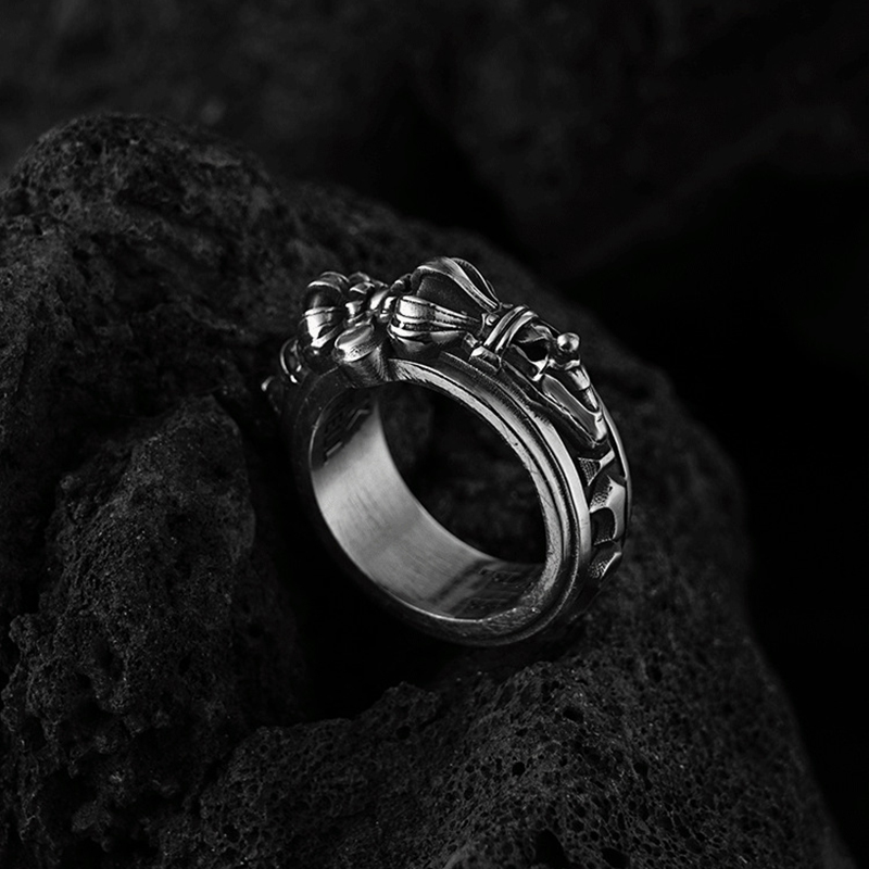 Crown Clown 925 Sterling Silver Ring