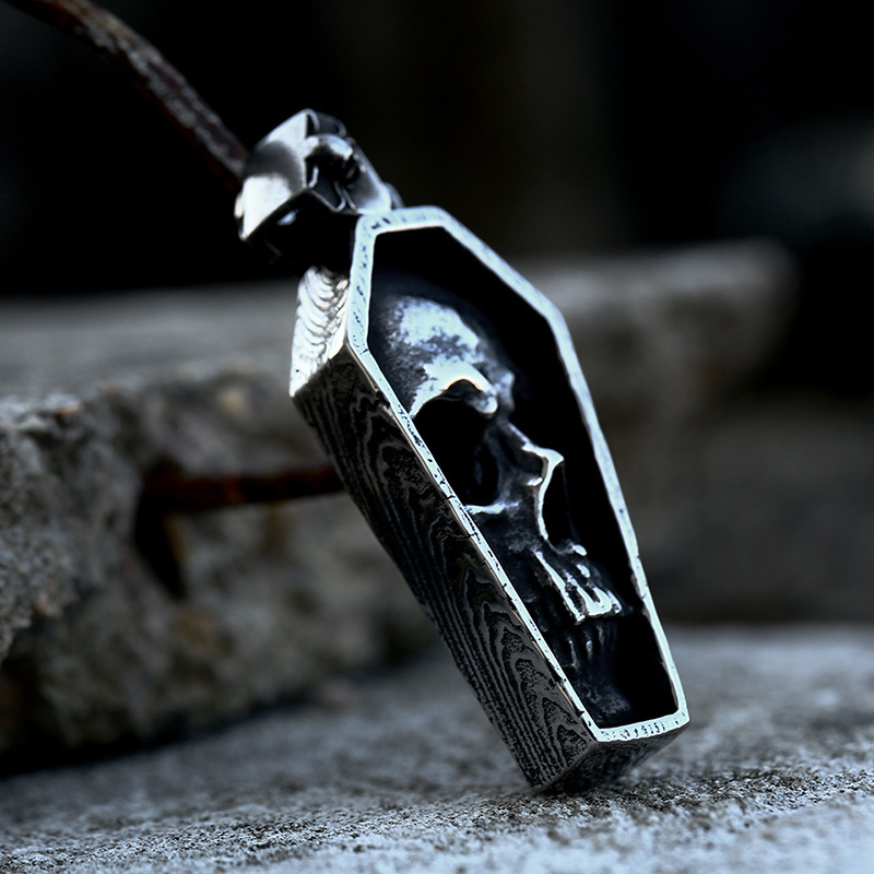 Skull Coffin Necklace