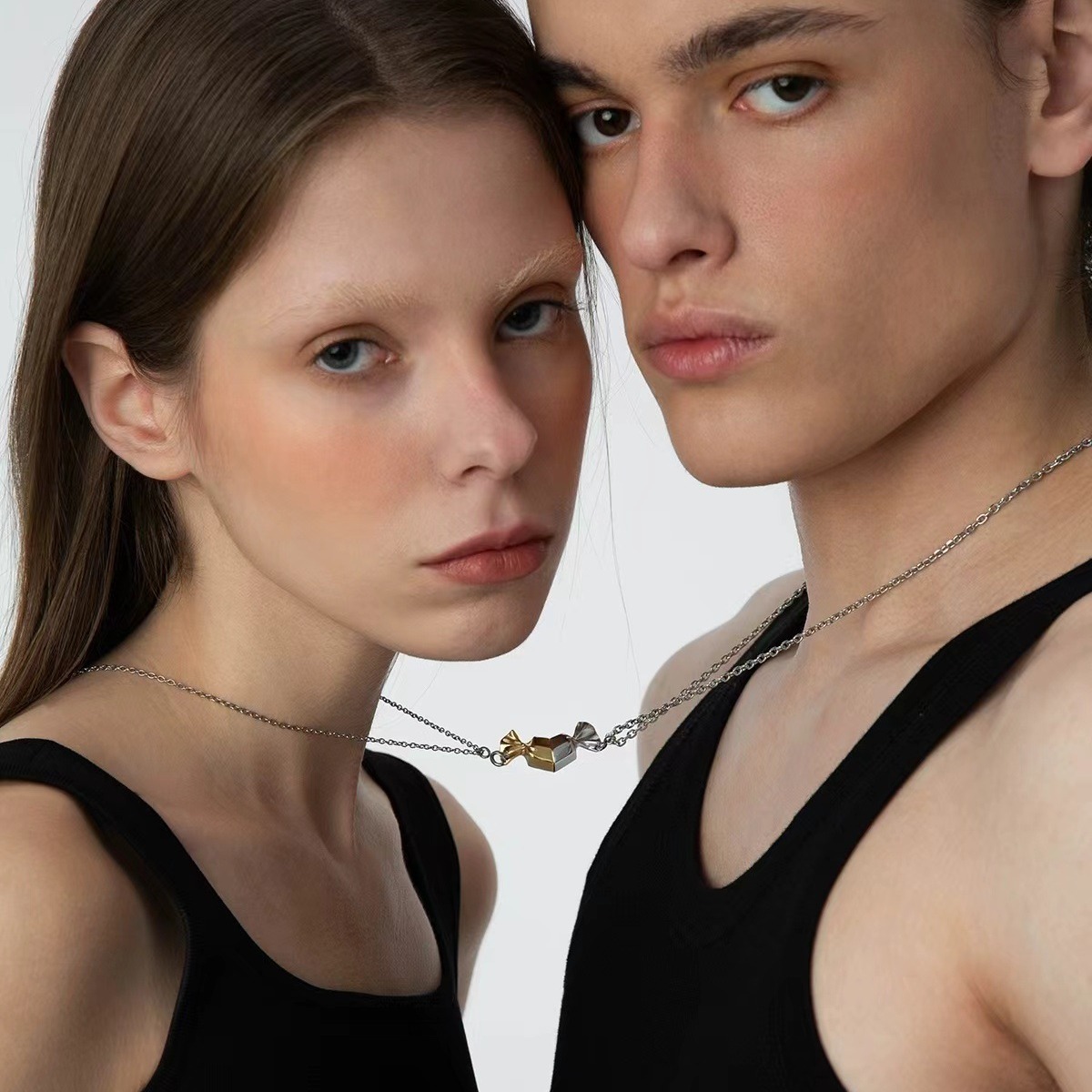 Magnetic Couple Necklace