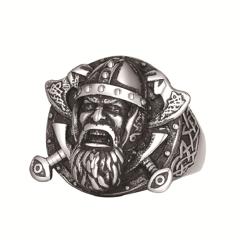 Amulet Axe Ring Men's Jewelry