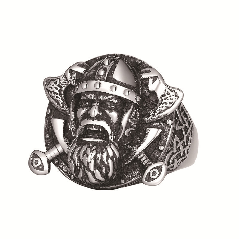 Amulet Axe Ring Men's Jewelry