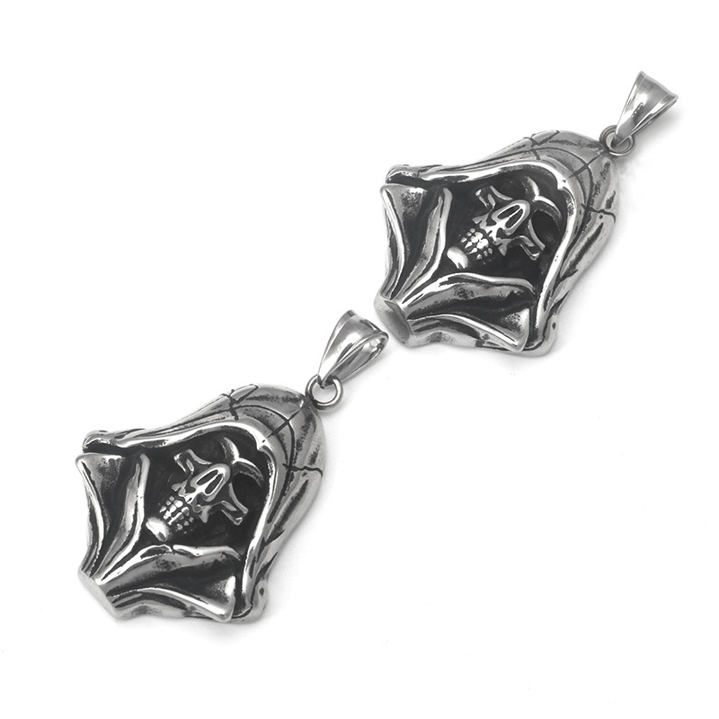 Undead Skull Pendant Necklace