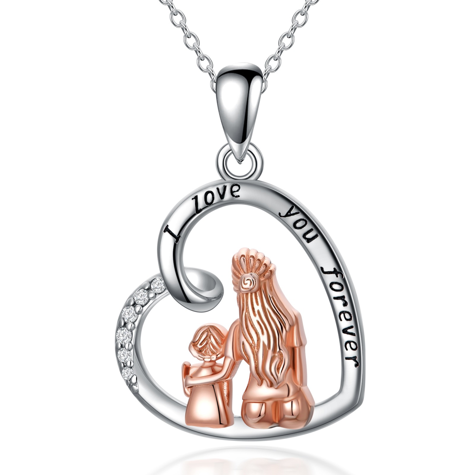 Heart Shaped Mother's Day Necklace