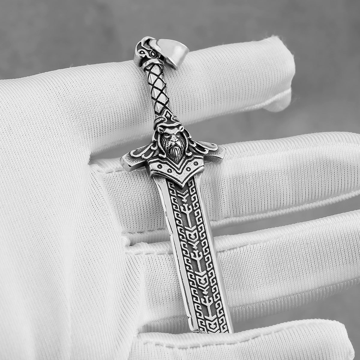 Viking King Broken Sword Necklace