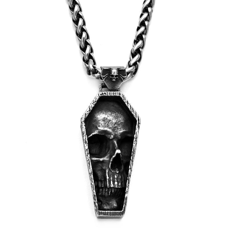 Skull Coffin Necklace