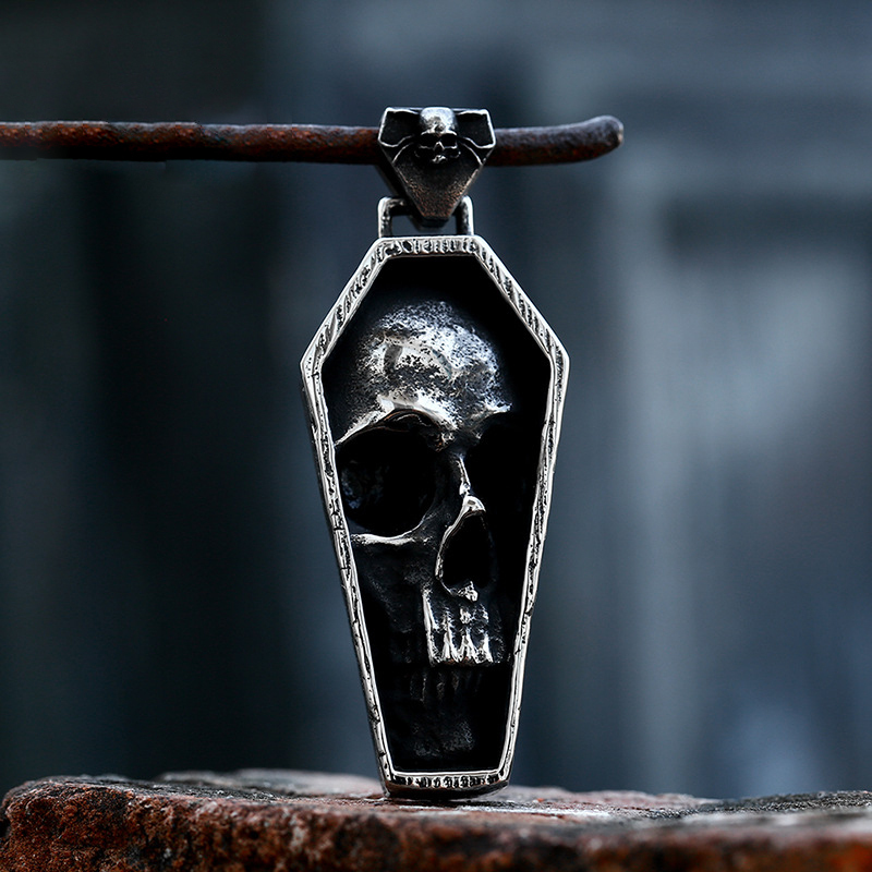 Punk Vampire Coffin Pendant