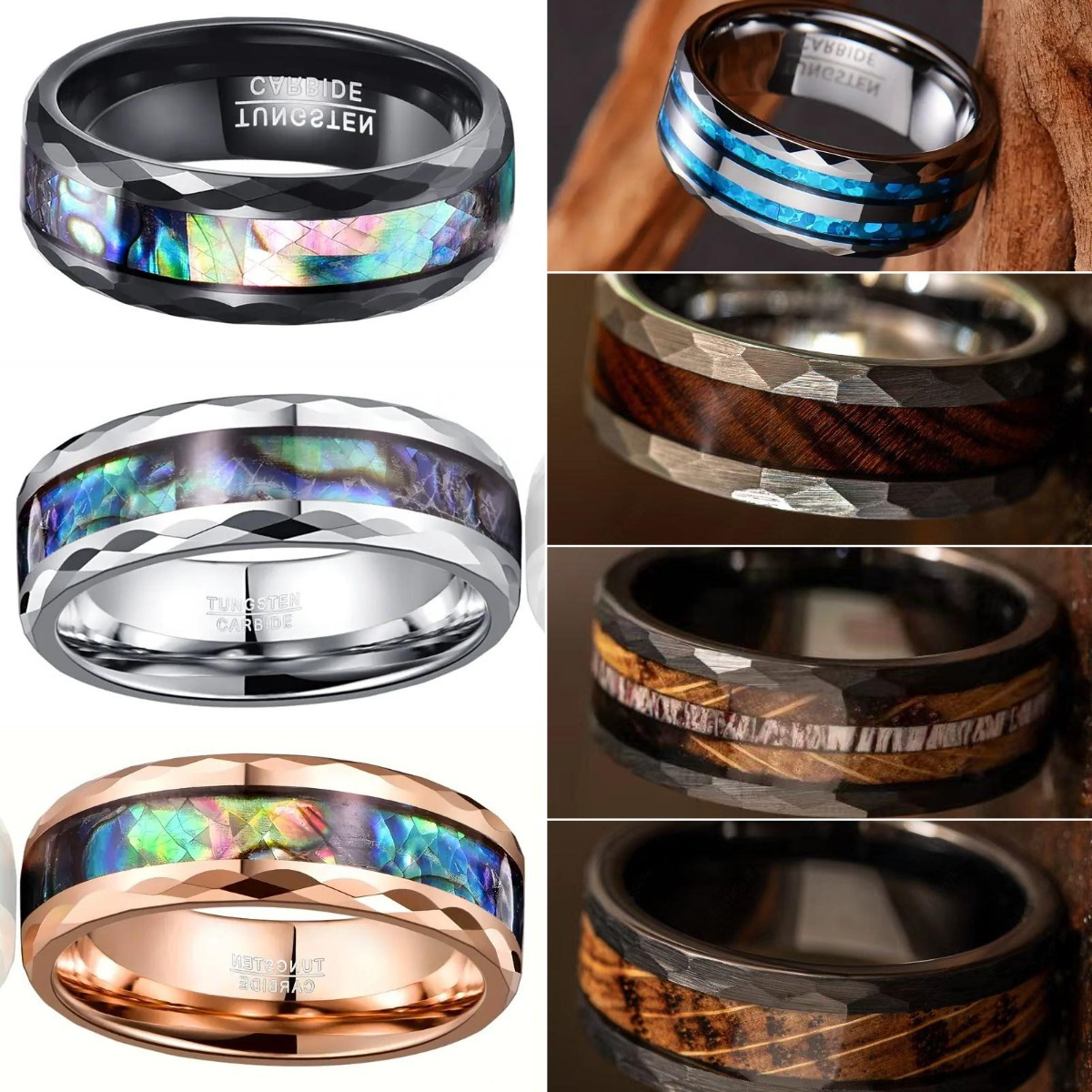 Diamond Cut Faceted Ring