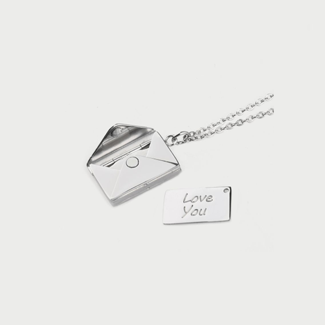 Envelope Pendant Necklace