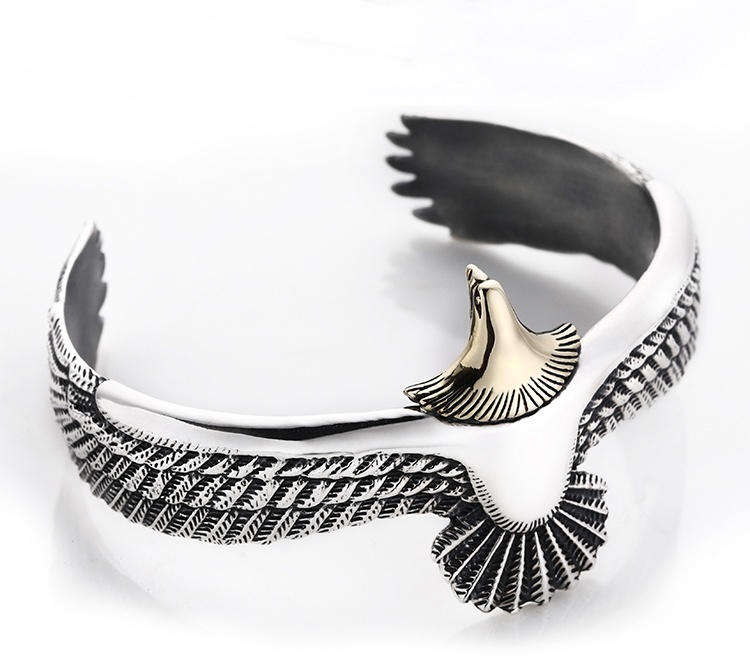 Eagle open bracelet