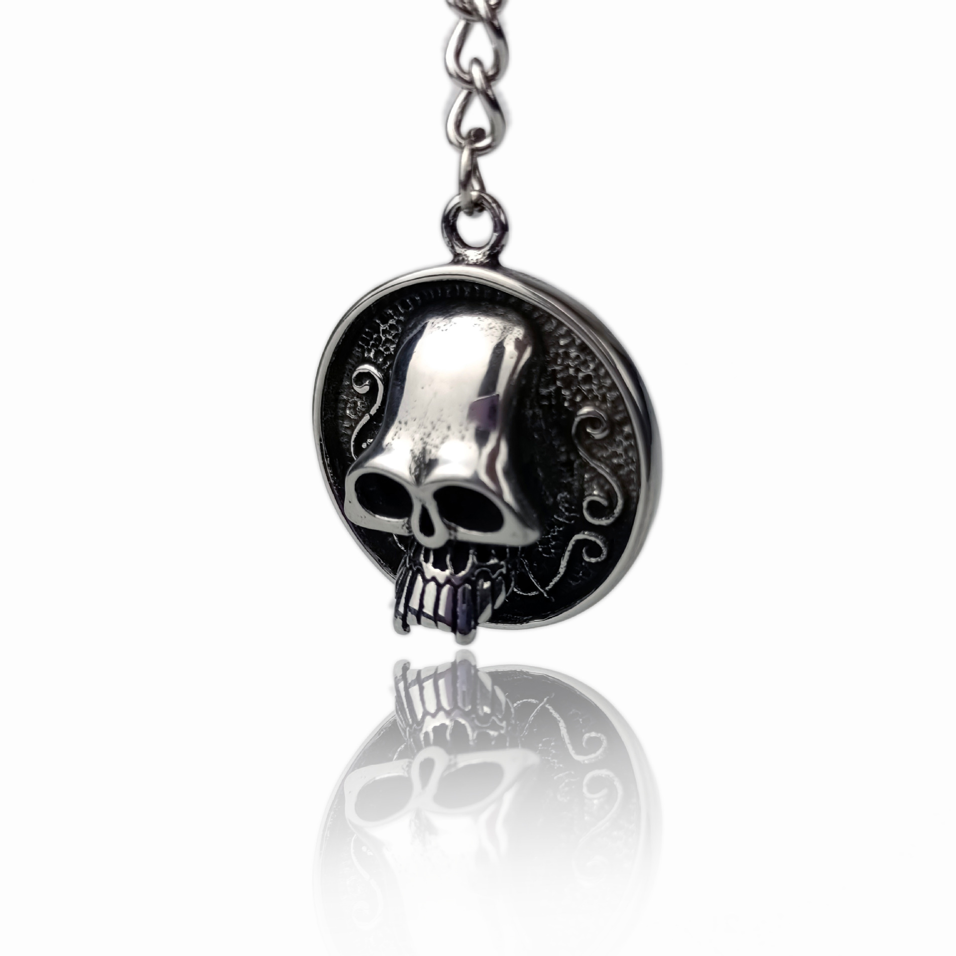 Silver Skull Necklace