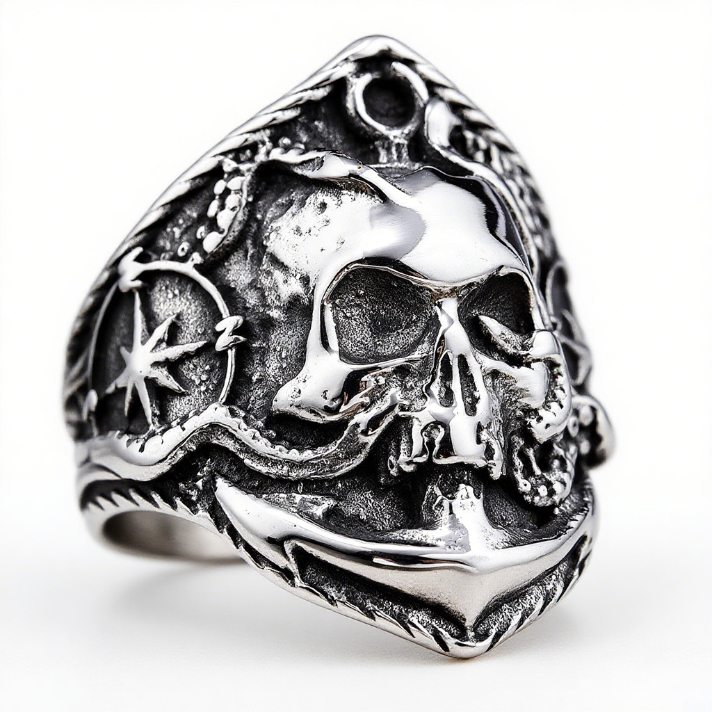 Skeleton Kraken Ring