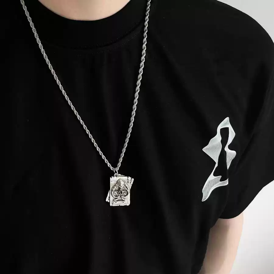 Poker Pendant Necklace