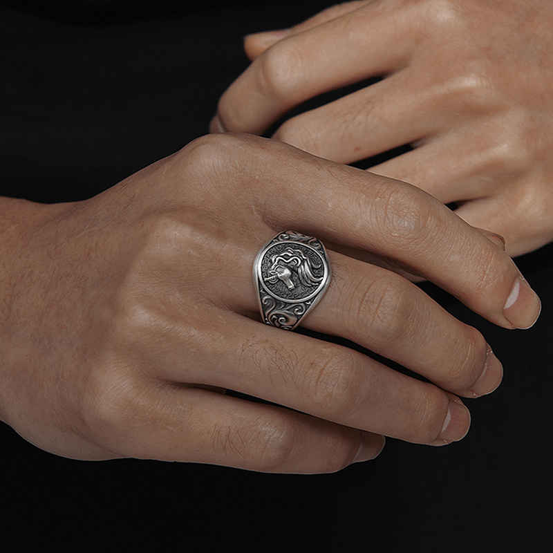 Personalized 3D unicorn ring