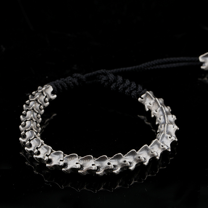 Retro Punk Spine Snake Bracelet