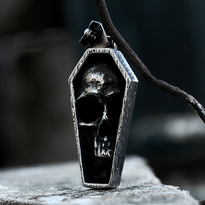 Skull Coffin Necklace