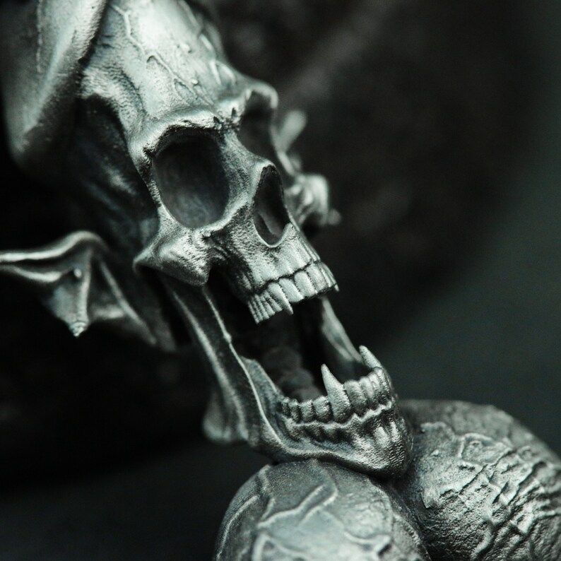 Mushroom Shape Skull Necklace