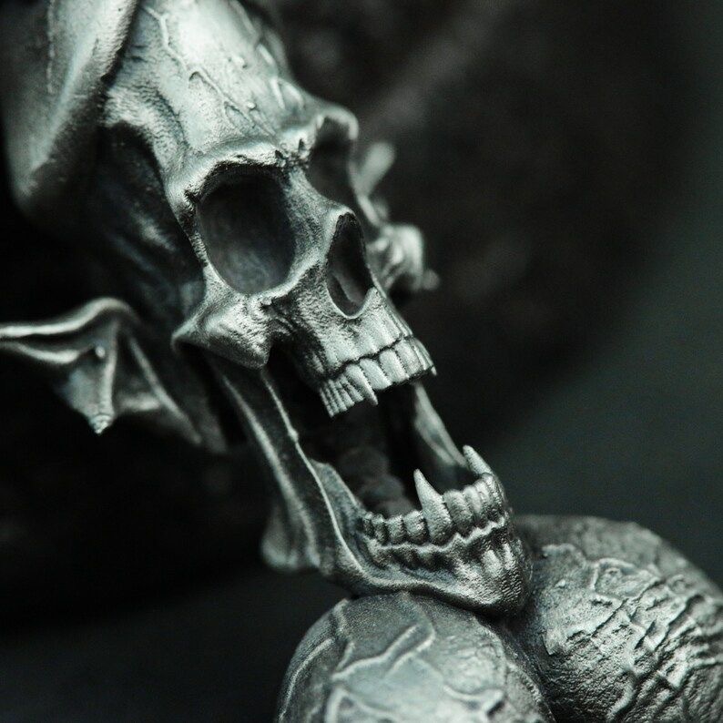 Mushroom Shape Skull Necklace
