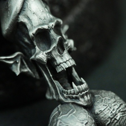 Mushroom Shape Skull Necklace